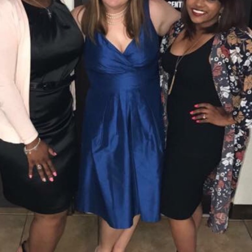 Blue dress